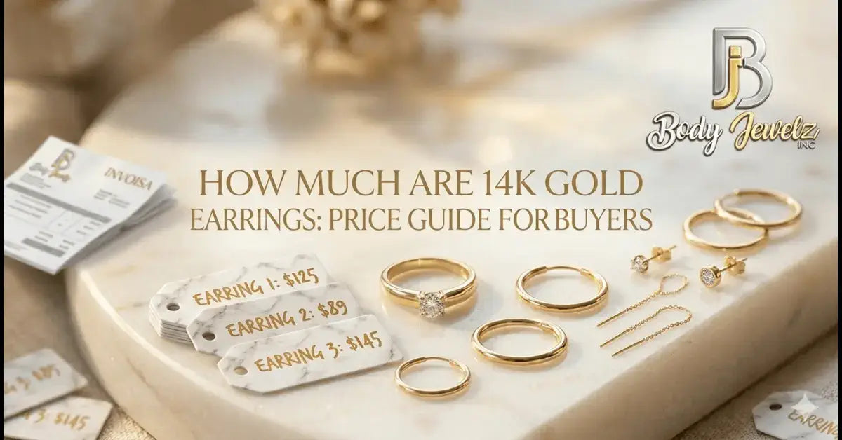how much are 14k gold earrings worth?