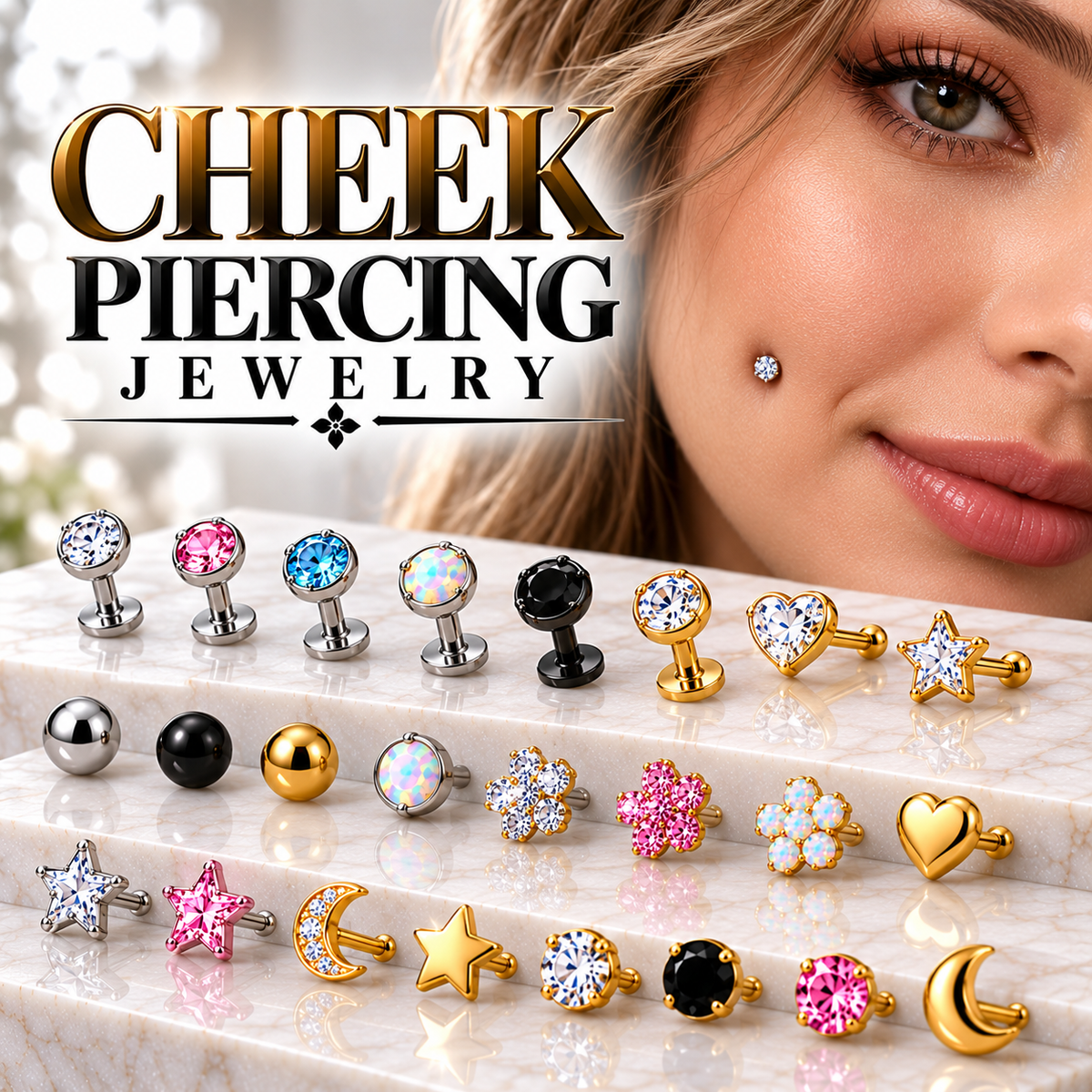 Cheek Piercing