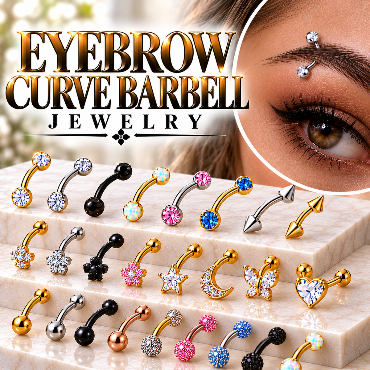 Eyebrow | Curve Barbell