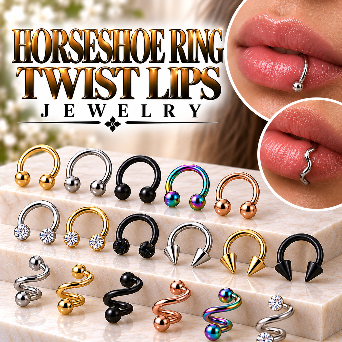 Horseshoe Ring | Twist Lip