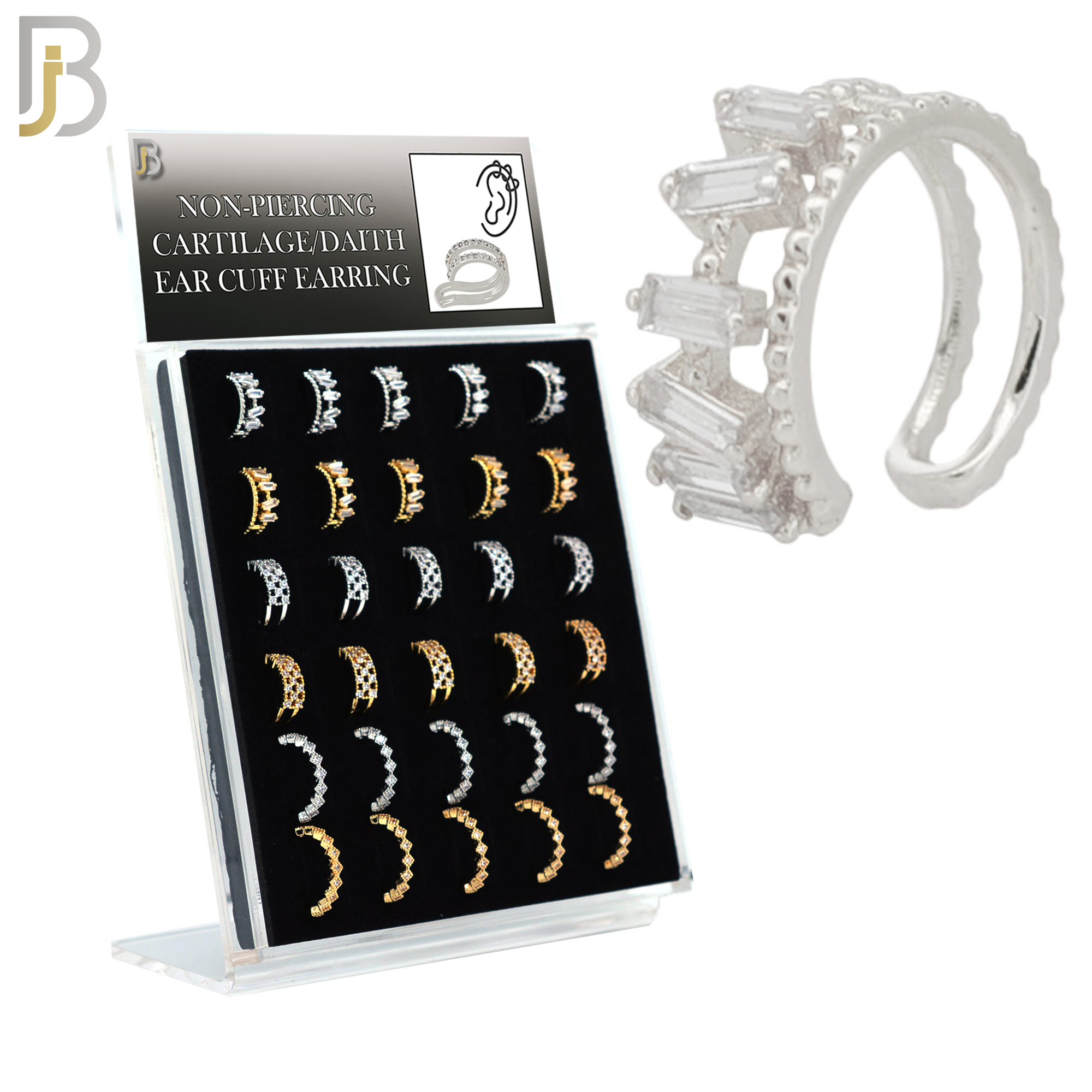 PK-FES05M - Brass Package Ear Cuff in Different Designs. Pack of 30 image 0