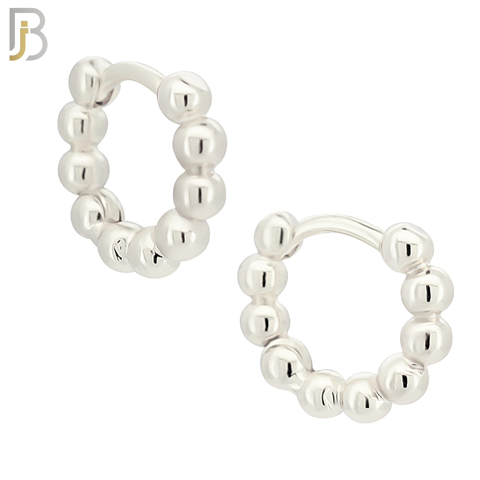 ES292 - 316L Stainless Steel Beads Huggies Clip On image 1