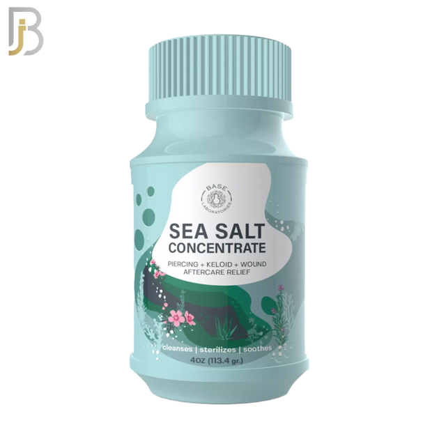 TSBL38 - Sea Salt Wash For Piercing Aftercare - Cleanses & Soothes - 4 oz (113.4 gr) image