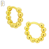 ES292 - 316L Stainless Steel Beads Huggies Clip On image 2