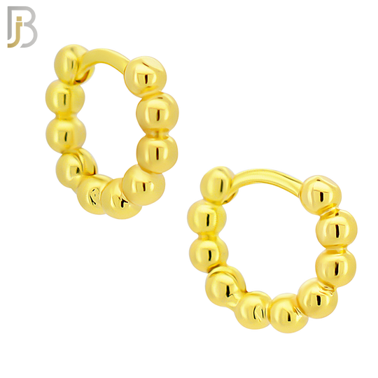 ES292 - 316L Stainless Steel Beads Huggies Clip On image 2