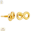 14-LB124 - 14k Yellow Gold Infinity Symbol Labret image 1