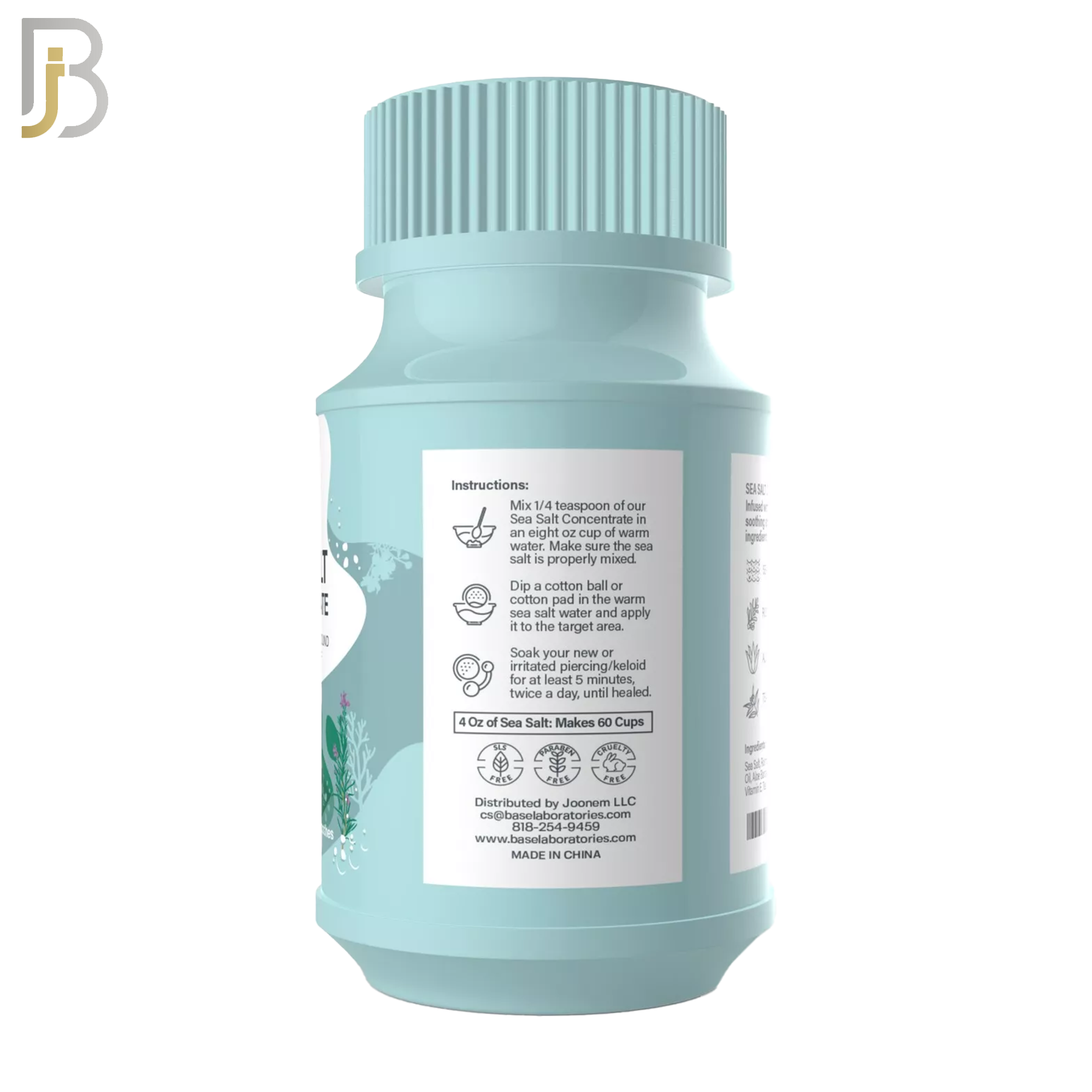 TSBL38 - Sea Salt Wash For Piercing Aftercare - Cleanses & Soothes image 1