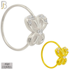 925-CT100 -  925 Sterling Silver Butterfly Hoops with Cubic Zirconia (Pack of 6) image 0