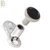 DM05 - 14G Titanium with Surgical Steel Bezel Set CZ Dermal Top Set of 4 Top image 3