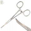 TS07 - Stainless Steel Kelly Forceps Curved 5.5" Long with Interlocking Teeth image 0