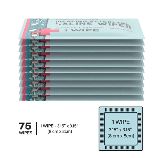 TSBL22 - Piercing Aftercare Wipes image 1