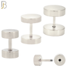 FP28S - Surgical Steel Plain Fake Plug (PACK OF 3 Pairs) image 0