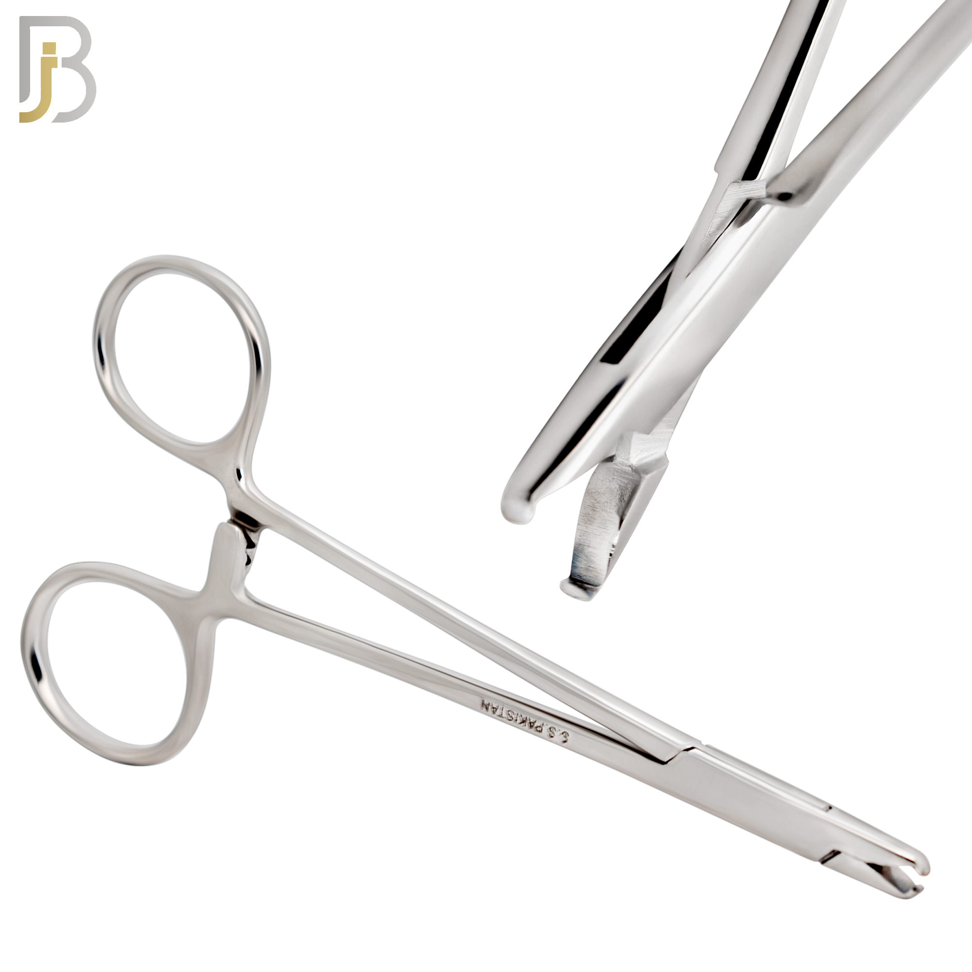 TS04 - Stainless Steel Microdermal Anchor Hemostat Forcep  5" Long image 0