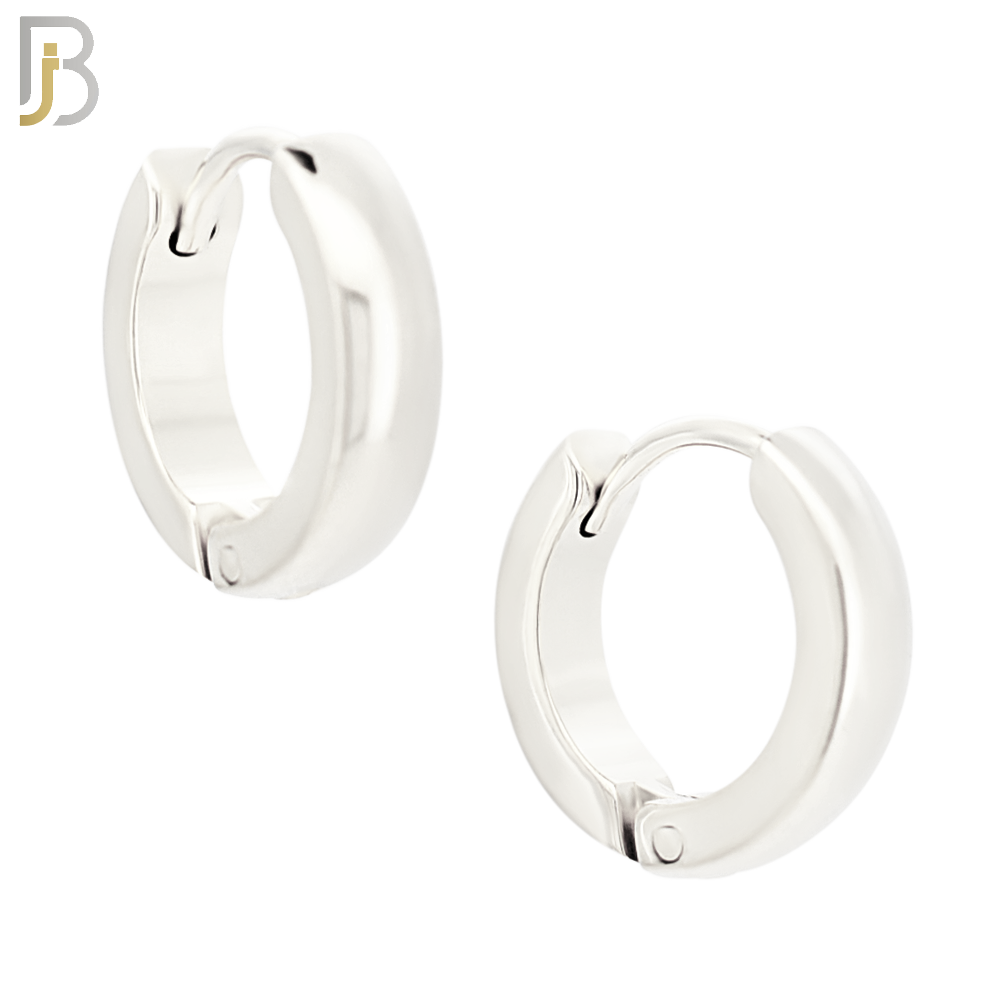 ES01S - 316L Stainless Steel Plain Curve Design Huggies image 3
