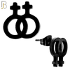 ES10 - 316L Stainless Steel LGBT Lesbian Symbol Gender Design Earring Stud image 2