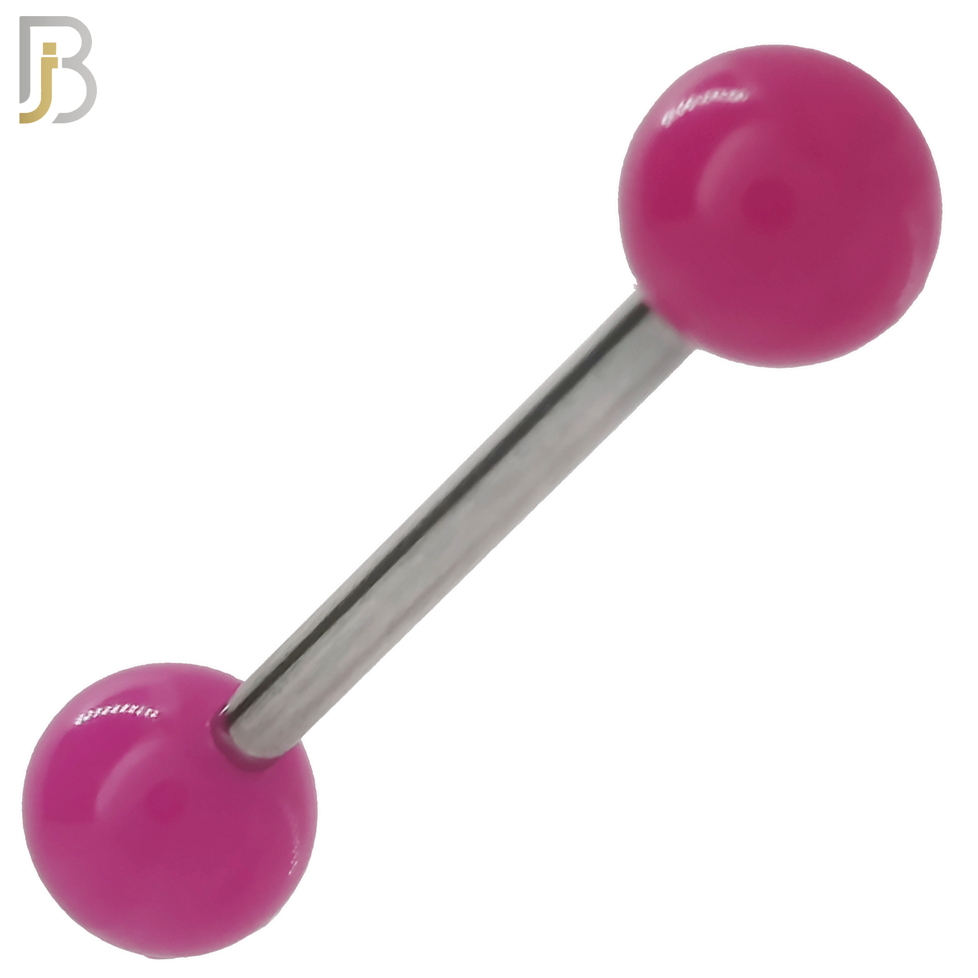 BB03S - 316L Surgical Steel Screw Barbell with Solid Acrylic Ball Screw External Threaded (PACK OF 6) image 3