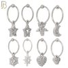 PK-HX01 - 316L Surgical Steel Different Dangling Designs Helix Piercing Pack of 40 image 1