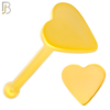 NR24B - 316L Surgical Steel Nose Bone Plain Solid Heart Design (PACK OF 6) image 2