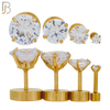 FP41GC - Gold Color Surgical Steel Prong Set Fake Plug (Pack of 3 Pairs) image 1