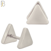 FP38 - Steel Triangle Design Fake Plug (Pack of 3 Pairs) image 1
