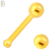 NR07B - 316L Surgical Steel Nose Bone with 2mm Plain Ball Stud (PACK OF 6) image 2