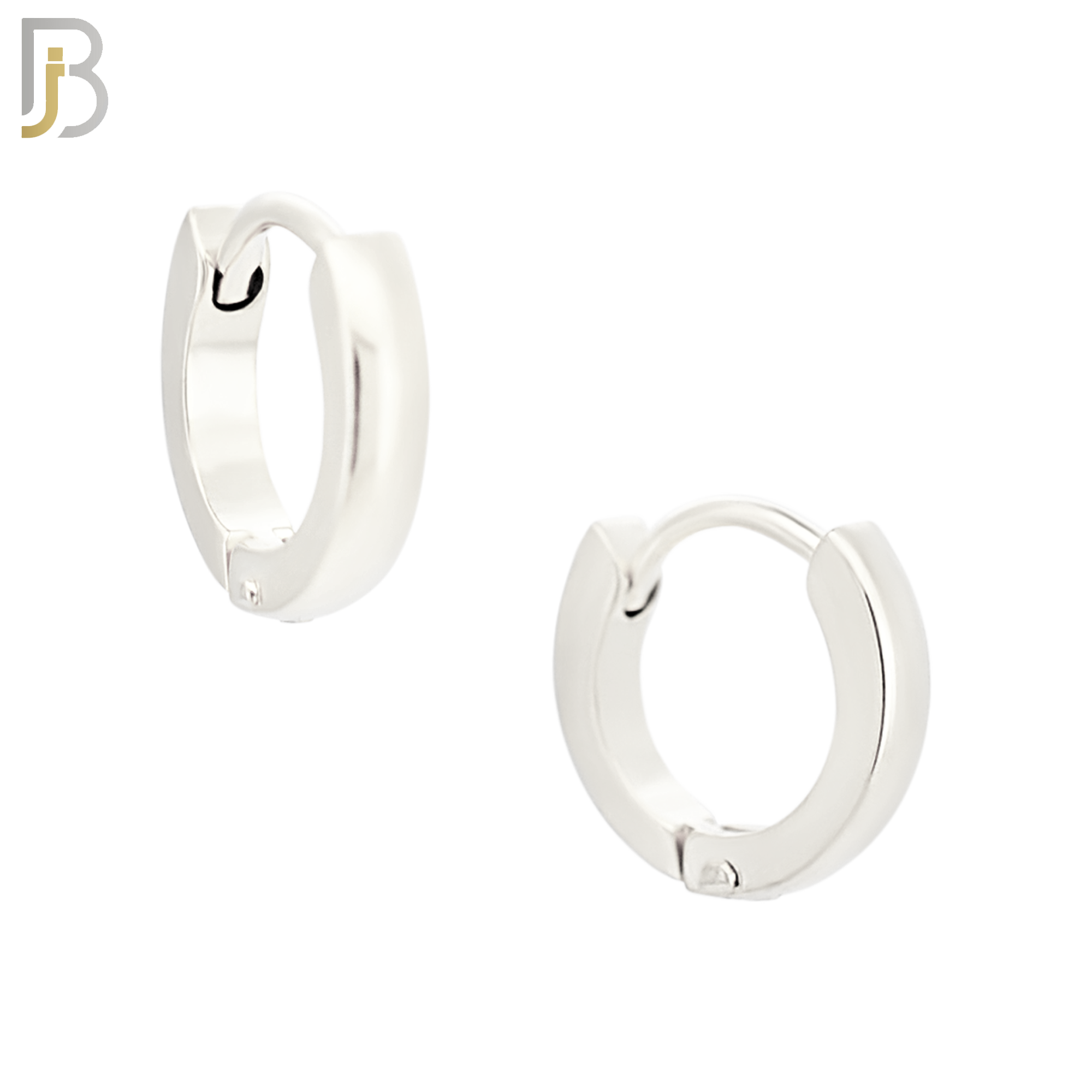 ES01S - 316L Stainless Steel Plain Curve Design Huggies image 1