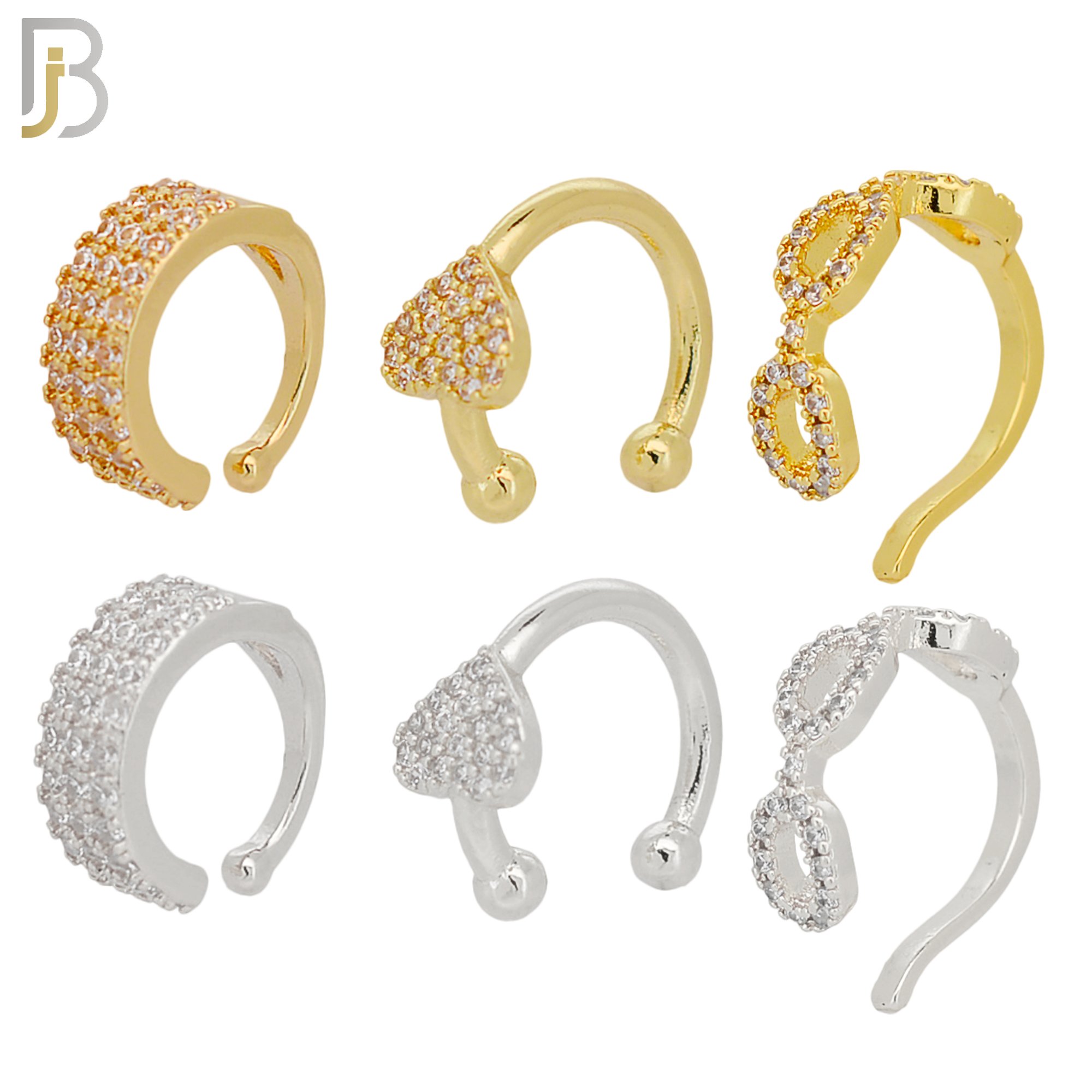 PK-FES02M - Brass Package Ear Cuff in Different Designs. Pack of 30 image 1