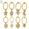 PK-HX01 - 316L Surgical Steel Different Dangling Designs Helix Piercing Pack of 40 image 3