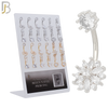 PK-NB41 - 316L Surgical Steel Different Designs Banana Navel 14g / 1.6mm Thickness 10mm Length Pack of 24 image 0