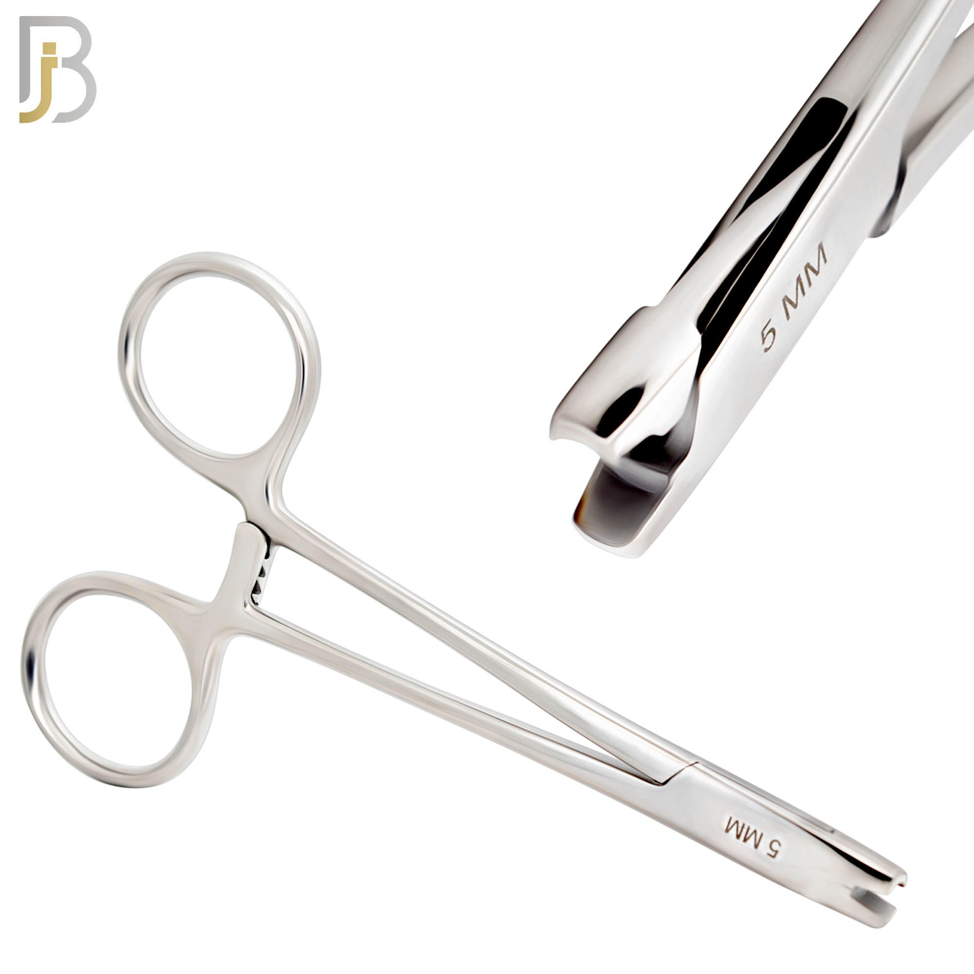 TS05 - Stainless Steel Micro Dermal Surface Anchor Locking Forceps 5" Long image 1