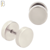 FP28S - Surgical Steel Plain Fake Plug (PACK OF 3 Pairs) image 3