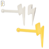 NR38B - 316L Surgical Steel Nose Bone Plain Lightning Bolt Design (PACK OF 6) image 0