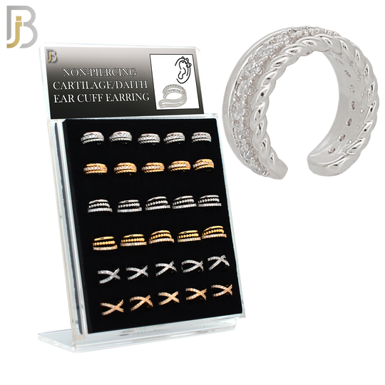 PK-FES07M - Brass Package Ear Cuff in Different Designs. Pack of 30 image 0