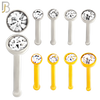 PK-NR04M3 - 316 Surgical Steel Nose Bone with Bezel Set Zircon image 1
