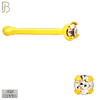 925-PK-NR01Y-3C - Mixed of 1.5mm, 1.8mm, 2mm 22g Thickness 18KT Gold Plated  925 Sterling Silver Nose Bones, Prong Set Packages Pack of 120 image 2