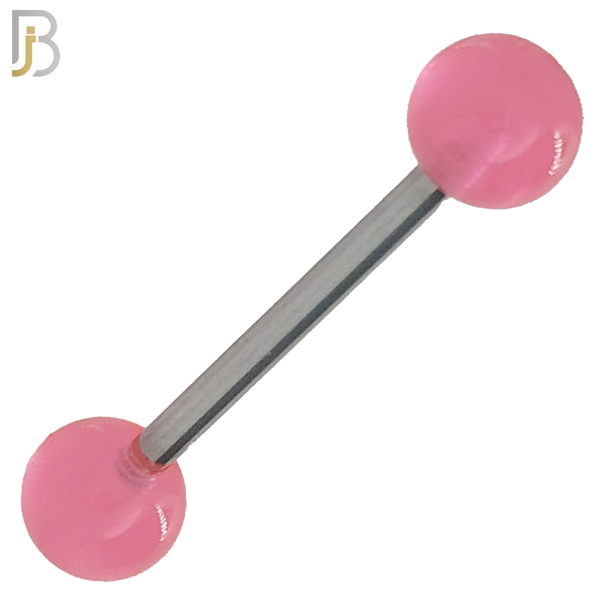 PK-BB03G - 316L Surgical Steel Barbell with Glow in the Dark Acrylic Ball Screw External Threaded Pack of 120 image 2