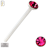 925-PK-NR05S-3A - Mixed of 1.4mm, 1.5mm, 2mm Assorted CZ 22g Thick, 925 Sterling Silver Bend It Yourself Nose Studs, Press Fit Packages Pack of 120 image 4