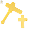 NR21B - 316L Surgical Steel Nose Bone Plain Cross Design (PACK OF 6) image 2