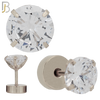 FP41SC - Surgical Steel Prong Set Fake Plug (Pack of 3 Pairs) image 0
