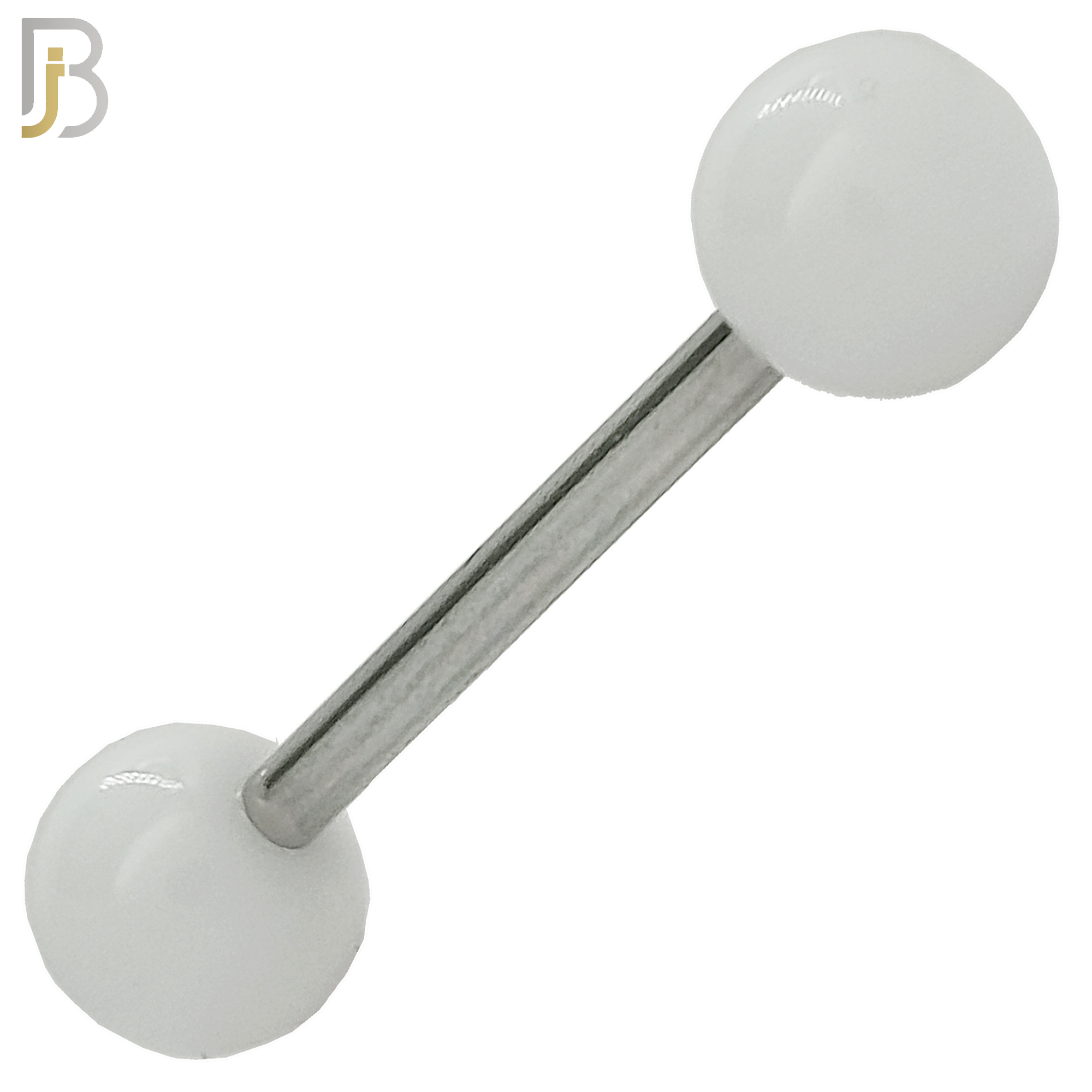 BB03S - 316L Surgical Steel Screw Barbell with Solid Acrylic Ball Screw External Threaded (PACK OF 6) image 5