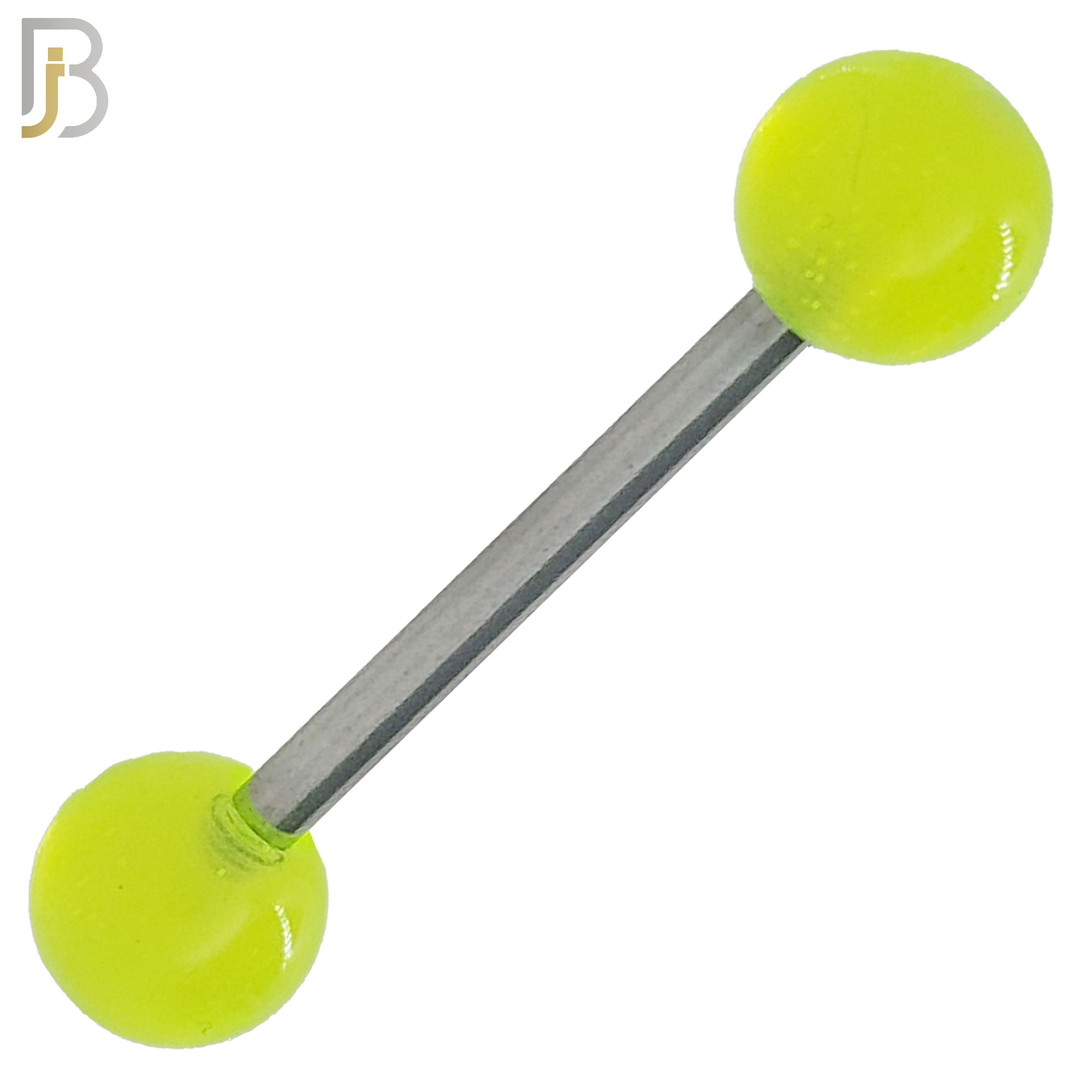 PK-BB03G - 316L Surgical Steel Barbell with Glow in the Dark Acrylic Ball Screw External Threaded Pack of 120 image 3