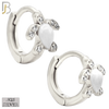 925-ES449 - 925 Sterling Silver Turtle Huggies Earring image 5