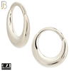 G23-ES489 - G23 Titanium Slim Tapered Hinged Hoop Earrings image 1