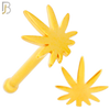 NR39B - 316L Surgical Steel Nose Bone Plain Pot Marijuana Leaf Design (PACK OF 6) image 2
