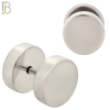 FP28S - Surgical Steel Plain Fake Plug (PACK OF 3 Pairs) image 4