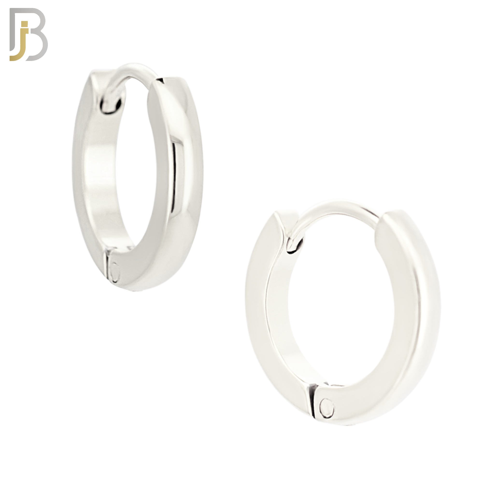 ES01S - 316L Stainless Steel Plain Curve Design Huggies image 2