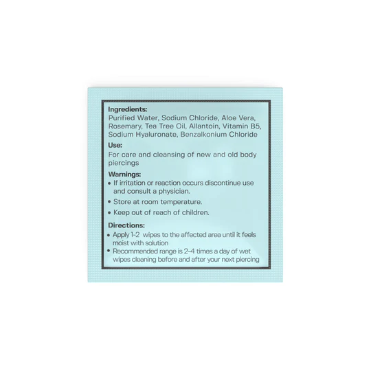 TSBL22 - Piercing Aftercare Wipes image 5