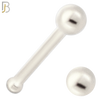 NR07B - 316L Surgical Steel Nose Bone with 2mm Plain Ball Stud (PACK OF 6) image 1