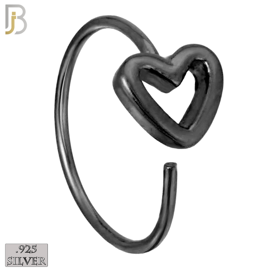 925-CT06 - 925 Sterling Silver 22g Thickness Hollow Heart Design (PACK OF 6) image 2