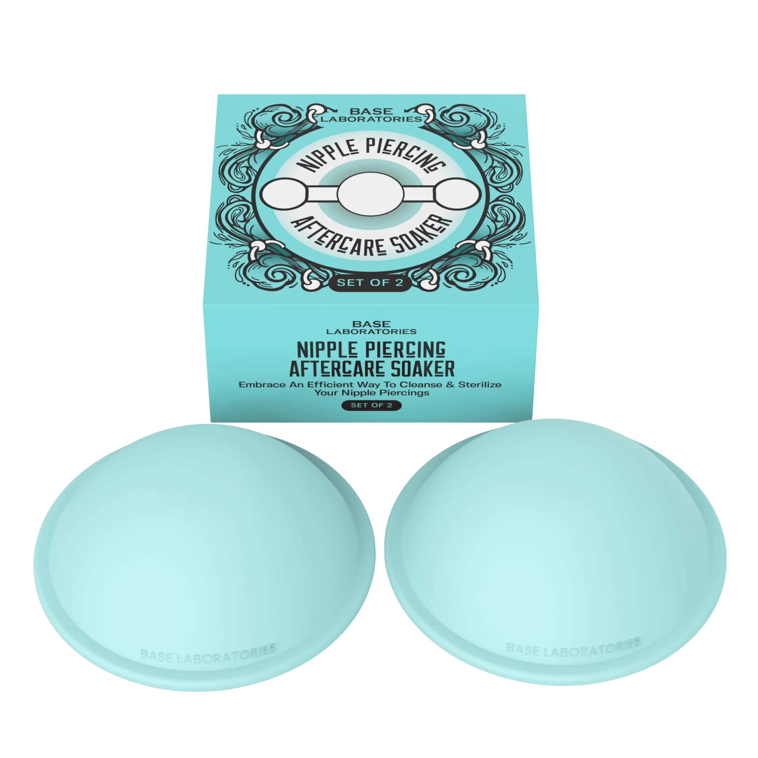 TSBL35 - Nipple Piercing Aftercare Soaker (Set of 2) image 1